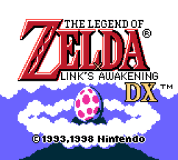 Legend of Zelda: Link's Awakening Title Screen