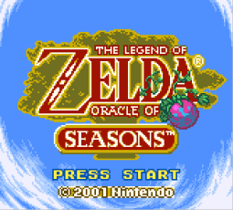 The Legend of Zelda: Oracle of Seasons Title Screen